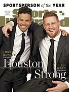 Houston Texans J.j. Watt And Houston Astros Jose Altuve Sports Illustrated Cover Photograph by Sports Illustrated