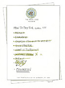 How to Pay for Wall Drawing by Navied Mahdavian