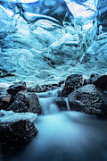 Ice Cave Flows Photograph by Monamifoto