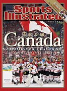 Ice Hockey, 2010 Winter Olympics Sports Illustrated Cover Photograph by Sports Illustrated