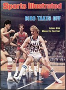 Indiana State Larry Bird, 1979 Ncaa Midwest Regional Sports Illustrated Cover Photograph by Sports Illustrated