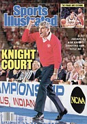 Indiana University Coach Bob Knight, 1987 Ncaa Midwest Sports Illustrated Cover Photograph by Sports Illustrated