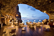 Italy, Apulia, Bari District, Mediterranean Sea, Murge, Le Murge, Polignano A Mare, Grotta Palazzese Digital Art by Massimo Ripani