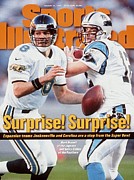 Jacksonville Jaguars Qb Mark Brunell And Carolina Panthers Sports Illustrated Cover Photograph by Sports Illustrated