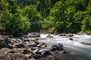 Kander river flowing near Blausee lake in the Bernese Oberland, Switzerland Photograph by Miroslav Liska
