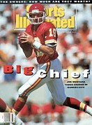 Kansas City Chiefs Qb Joe Montana... Sports Illustrated Cover Photograph by Sports Illustrated