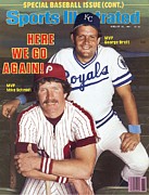 Kansas City Royals George Brett And Philadelphia Phillies Sports Illustrated Cover Photograph by Sports Illustrated