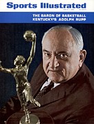 Kentucky Coach Adolph Rupp Sports Illustrated Cover Photograph by Sports Illustrated
