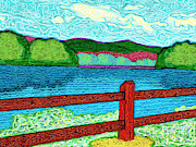 Lake Junaluska Spring Digital Art by Rod Whyte