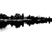 Lakeside Silhouette Photograph by Kevin Schwalbe