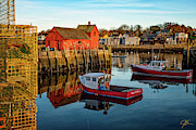 Lobster Traps, Lobster Boats, and Motif #1 Photograph by Jeff Sinon