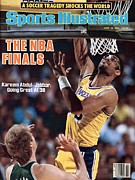 Los Angeles Lakers Kareem Abdul-jabbar, 1985 Nba Finals Sports Illustrated Cover Photograph by Sports Illustrated