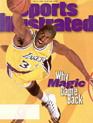 Los Angeles Lakers Magic Johnson Sports Illustrated Cover Photograph by Sports Illustrated