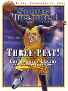 Los Angeles Lakers Shaquille Oneal, 2001 - 2002 Nba Sports Illustrated Cover Photograph by Sports Illustrated