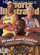 Los Angeles Lakers Shaquille Oneal With Kareem Abdul-jabbar Sports Illustrated Cover Photograph by Sports Illustrated