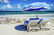 Lounging on Orient Beach, St. Martin Photograph by Dawn Richards