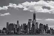 Lower Manhattan NYC Skyline IR Photograph by Susan Candelario