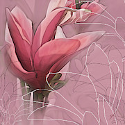 Magnolia Musings Digital Art by Gina Harrison