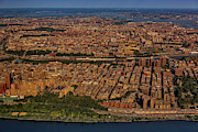 Manhattan Bronx NYC Aerial Photograph by Susan Candelario
