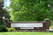 Maryville College Sign Photograph by Mary Lee Dereske