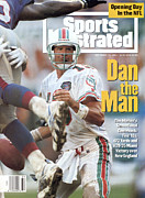 Miami Dolphins Qb Dan Marino... Sports Illustrated Cover Photograph by Sports Illustrated