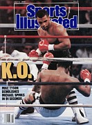 Mike Tyson, 1988 Wbcwbaibf Heavyweight Title Sports Illustrated Cover Photograph by Sports Illustrated