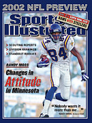 Minnesota Vikings Randy Moss, 2002 Nfl Football Preview Sports Illustrated Cover Photograph by Sports Illustrated