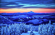 Morning from Timberline Lodge Photograph by Bruce Block