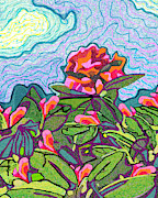 Mountain Rhododendron Digital Art by Rod Whyte