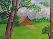Mountain Serenity Painting by Patti Jenkins