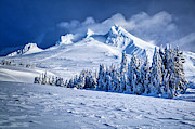 Mt. Hood in Winter Photograph by Bruce Block