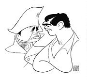Mutiny On The Bounty Drawing by Al Hirschfeld