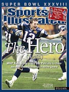 New England Patriots Qb Tom Brady, Super Bowl Xxxviii Sports Illustrated Cover Photograph by Sports Illustrated