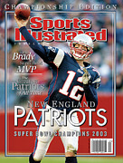 New England Qb Tom Brady, Super Bowl Xxxviii Champions Sports Illustrated Cover Photograph by Sports Illustrated