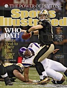 New Orleans Saints Vs Minnesota Vikings, 2010 Nfc Sports Illustrated Cover Photograph by Sports Illustrated