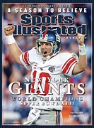 New York Giants Qb Eli Manning, Super Bowl Xlii Champions Sports Illustrated Cover Photograph by Sports Illustrated