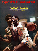New York Knicks Willis Reed And Milwaukee Bucks Lew Alcindor Sports Illustrated Cover Photograph by Sports Illustrated