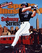 New York Mets Mike Piazza, 2000 Subway Series Sports Illustrated