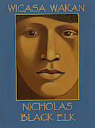 Nicholas Black Elk-Wicasa Wakan Painting by William Hart McNichols