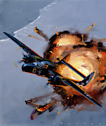 Northrop P-61B Black Widow Painting by Jack Fellows