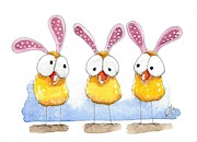 Not everyone likes to dress up Painting by Lucia Stewart