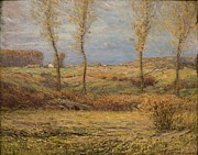 November Morning Painting by Dwight W. Tryon