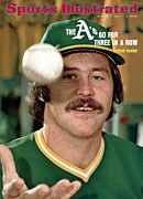 Oakland Athletics Catfish Hunter Sports Illustrated Cover Photograph by Sports Illustrated