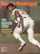 Oakland Athletics Rickey Henderson... Sports Illustrated Cover Photograph by Sports Illustrated