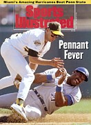 Oakland Athletics Walt Weiss, 1992 Al Championship Series Sports Illustrated Cover Photograph by Sports Illustrated