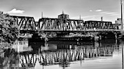 Old Railroad Swing Bridge Photograph by Louis Dallara