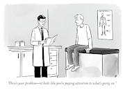 Paying attention Drawing by Pia Guerra