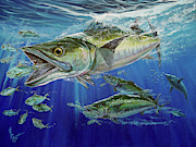 Pelagic Predators Painting by Mark Ray