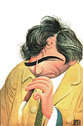 Peter Falk As Columbo Drawing by Al Hirschfeld