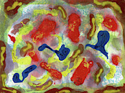 Phi #5 Abstract Wall Art Painting by Sensory Art House